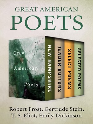 cover image of Great American Poets